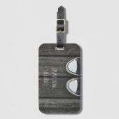 Juckende Füße müssen reisen Gepäckanhänger (Vorderseite Vertikal)