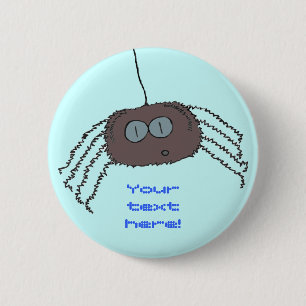 Juckende Spinne Button