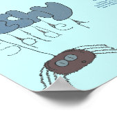 juckende Spinne Poster (Ecke)