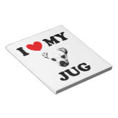 Juckhund Notizblock (angewinkelt)