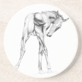 Juckreiz Sandstein Untersetzer (Vorne)