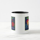 Jucy Bite Apple Crate LabelYakima, WA Tasse (Zentrum)