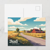 Jud USA Postkarte (Vorne/Hinten)