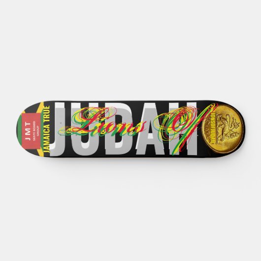JUDAH JAMAICAN 7 3/4" Skateboard Deck (Horizontal)