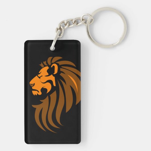 JUDAH LION HEAD KEY CHAIN SCHLÜSSELANHÄNGER (Rückseite)