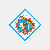 Judah Maccabee Das Hammer Hanukkah Party Serviette (Ecke)