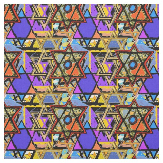 Judaia Customized Fabrics - Mogen David Gifts Stoff (Muster)