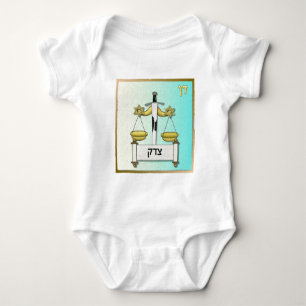 Judaica 12 Stämme Israel Dan Kunst Baby Strampler