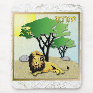 Judaica 12 Stämme Israel Juda Mousepad