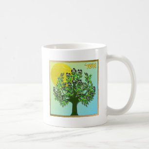 Judaica 12 Stämme Israels Ascher Kaffeetasse