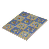 Judaica 12 Tribes of Israel Art Print Fliese (Seite)