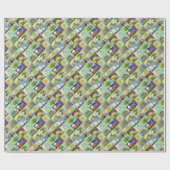 Judaica 12 Tribes of Israel Art Print Geschenkpapier (Flach)