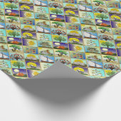 Judaica 12 Tribes of Israel Art Print Geschenkpapier (Ecke)