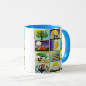 Judaica 12 Tribes of Israel Art Print Tasse (VorderseiteRechts)