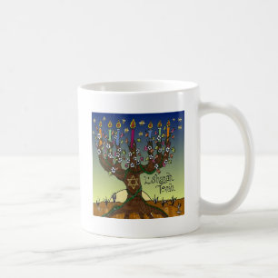 Judaica L'shanah Tovah Baum Des Lebens Geschenke B Kaffeetasse