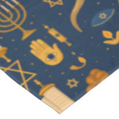 Judaica-Tischdecke - Anpassbare Größen Tischdecke (Schrägansicht)