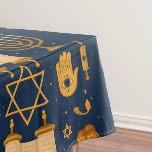 Judaica-Tischdecke - Anpassbare Größen Tischdecke (Beispiel)