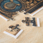 Judaica Traditioneller Löwe Symbolisches Puzzle (Seite)