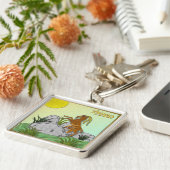 Judaika 12 israelische Naphtali-Stämme Schlüsselanhänger (Seite)