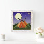 Judaika 12 israelische Stämme Quadratische Wanduhr (Zuhause)