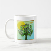 Judaika 12 Stämme Israel Asher Kaffeetasse (Links)