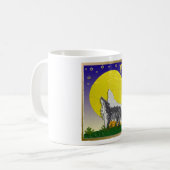 Judaika 12 Stämme Israel Benjamin Kaffeetasse (Vorderseite Links)