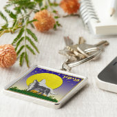 Judaika 12 Stämme Israel Benjamin Schlüsselanhänger (Seite)