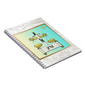 Judaika 12 Stämme Israel Dan Art Notizblock (Rechte Seite)