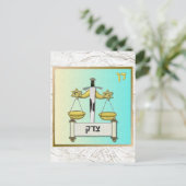 Judaika 12 Stämme Israel Dan Art Postkarte (Stehend Vorderseite)