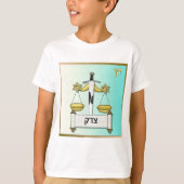 Judaika 12 Stämme Israel Dan T-Shirt (Vorderseite)