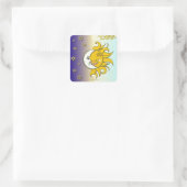 Judaika 12 Stämme Israel Issachar Quadratischer Aufkleber (Tasche)