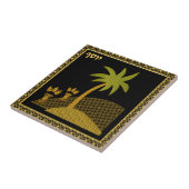 Judaika 12 Stämme Israel-Keramik-Fliese - Iosef Fliese (Seite)