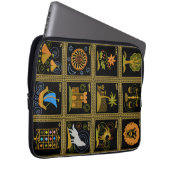 Judaika 12 Stämme Israel-Laptop-Hülse Laptopschutzhülle (Vorne Rechts)