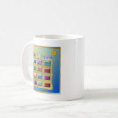 Judaika 12 Stämme Israel Levi Kaffeetasse (Vorderseite Links)