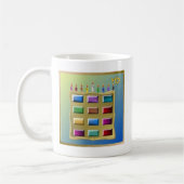 Judaika 12 Stämme Israel Levi Kaffeetasse (Links)
