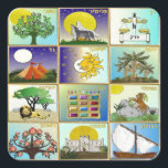Judaika 12 Stämme Israels Art Quadratischer Aufkleber<br><div class="desc">Sie sehen die Lee Hiller Design Collection. Bekleidung,  Geschenke & Sammlerstücke Lee Hiller Fotografie oder Digital Art Collection. Sie können ihre Naturfotografie unter http://HikeOurPlanet.com/ ansehen und ihrem Wanderblog im Hot Springs Nationalpark folgen.</div>