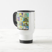 Judaika 12 Stämme Israels Art Reisebecher (Vorderseite Links)