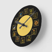 Judaika 12 Stämme Israels Uhr (Winkel)