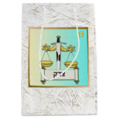 Judaika 12 Stämme von Israel Art Dan Geschenktasch Mittlere Geschenktüte (Vorderseite)