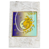Judaika 12 Stämme von Israel Art Issachar Geschenk Mittlere Geschenktüte (Rückseite)