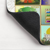 Judaika 12 Stämme von Israel Art Panels Mousepad (Ecke)