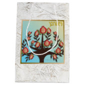 Judaika 12 Stämme von Israel Art Reuben Geschenkta Mittlere Geschenktüte (Rückseite)