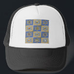Judaika 12 Stämme von Israel Blue Gold Truckerkappe<br><div class="desc">Sie sehen die Lee Hiller Design Collection. Bekleidung,  Geschenke & Sammlerstücke Lee Hiller Fotografie oder Digital Art Collection. Sie können ihre Naturfotografie unter http://HikeOurPlanet.com/ ansehen und ihrem Wanderblog im Hot Springs Nationalpark folgen.</div>