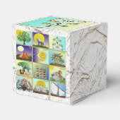 Judaika 12 Stämme von Israel Dan Gefallen Box Geschenkschachtel (Rückseite)