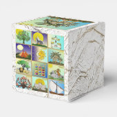 Judaika 12 Stämme von Israel Joseph Gevor Box Geschenkschachtel (Rückseite)