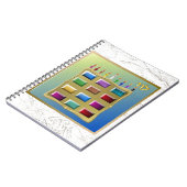 Judaika 12 Stämme von Israel Levi Notizblock (Linke Seite)