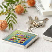 Judaika 12 Stämme von Israel Levi Schlüsselanhänger (Seite)