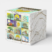 Judaika 12 Stämme von Israel Simeon Gefallen Box Geschenkschachtel (Rückseite)