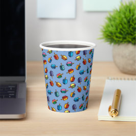 Judaika - Chanukah Dreidel Paper Cups - Software Pappbecher