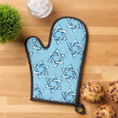Judaika Geschenke - Jüdische Stars Oven Mits indiv Ofenhandschuh (Oben unten)